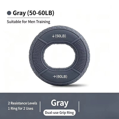 Silicone Grip Strength Ring & Ball Set, Professional Hand Forearm Muscle Trainer, Hand Grip Exerciser for Strength Training