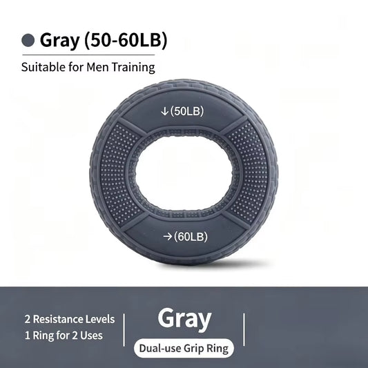 Silicone Grip Strength Ring & Ball Set, Professional Hand Forearm Muscle Trainer, Hand Grip Exerciser for Strength Training
