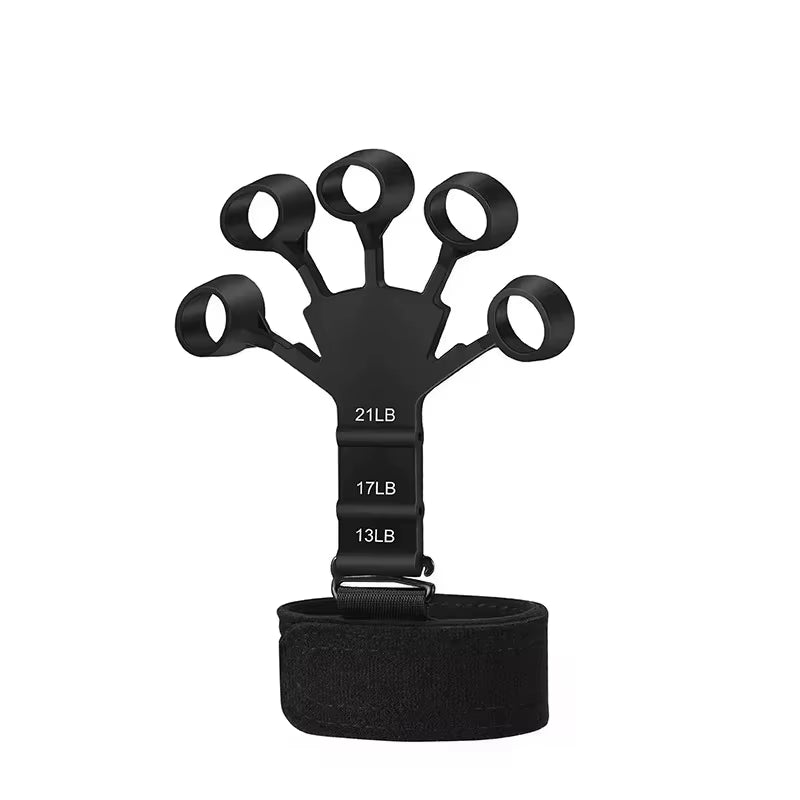 Finger Trainer Five Finger Rehabilitation Device Wrist Hand Grip Extender Therapy Tool Silicone Grip Enhancer Forearm Exerciser